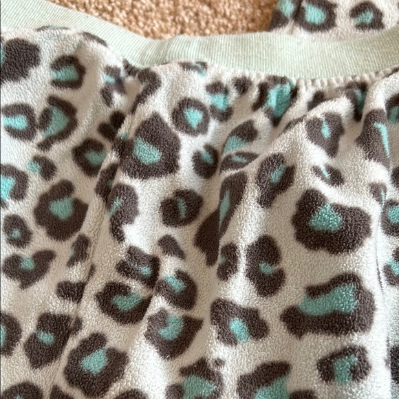 Leopard Print Pajama Pants with Bow - Picture 4 of 4